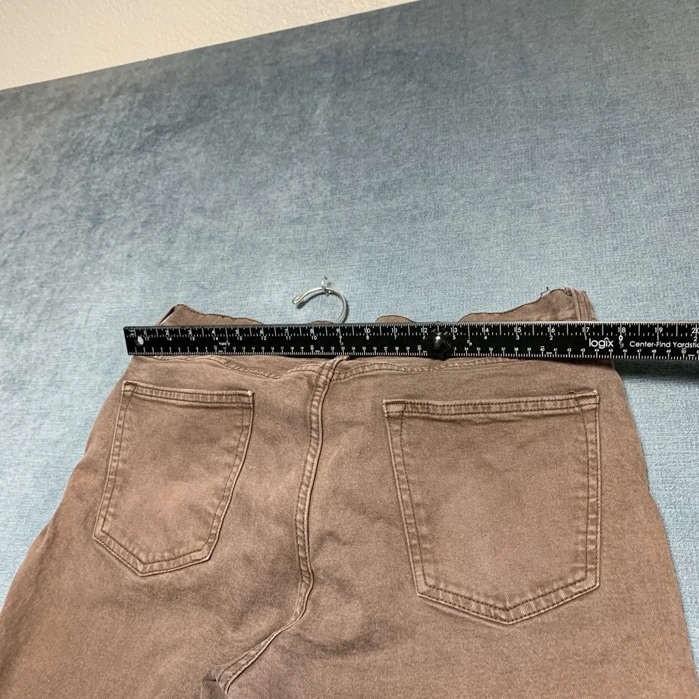 Old Navy Jeans Mens 36x34 Brown Denim Built In Flex Casual Straight Leg 5 Pocket